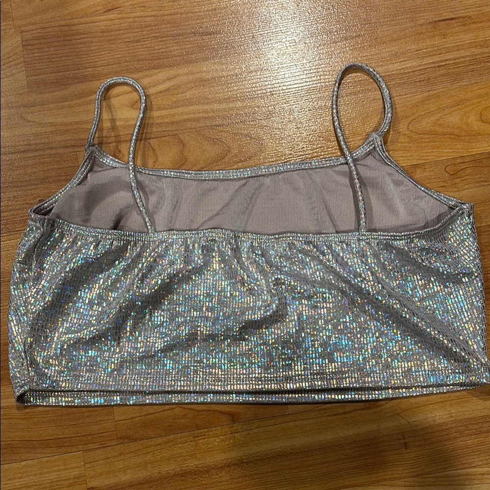 Silver Sequin Two-Piece Set - Picture 5 of 7